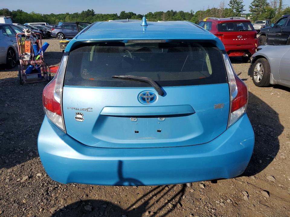 2015 Toyota Prius VIN JTDKDTB34F1114155 COPART salvage auction — FRONT END, ID - SALVAGE CERTIFICATE OF TITLE, sold $425 on 2026-07-27 (photo 6)