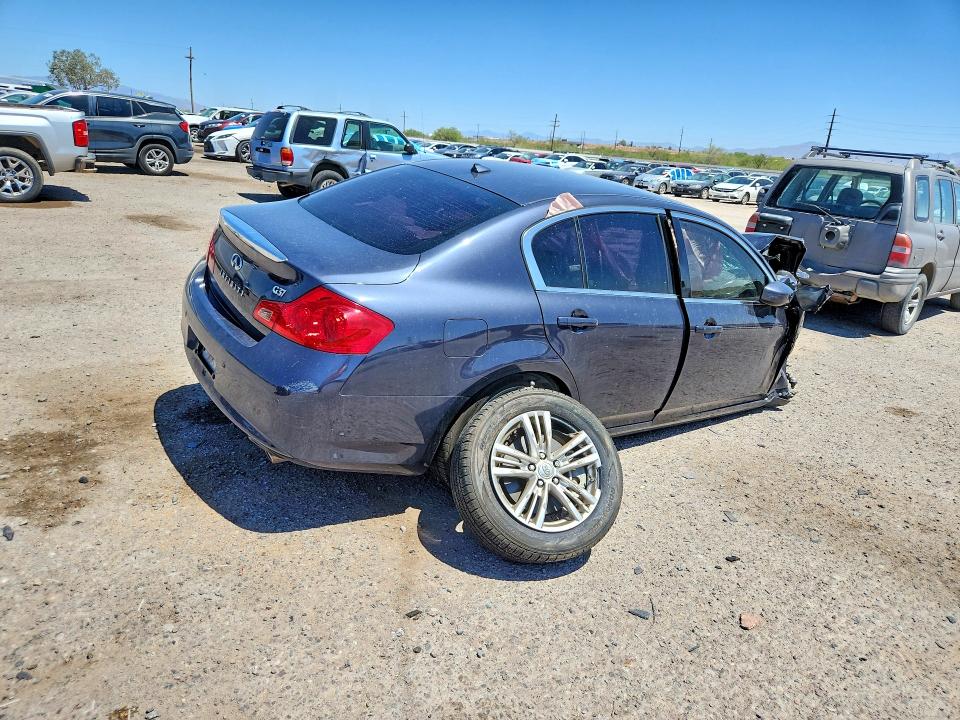 2011 Infiniti G37 VIN JN1CV6AP2BM300795 COPART salvage auction — FRONT END, Az - Certificate Of Title, sold $250 on 2026-07-10 (photo 3)