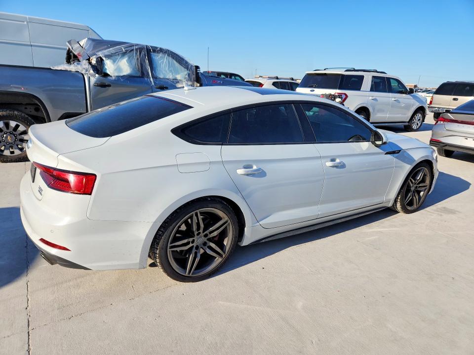 2018 Audi VIN WAUENCF57JA008164 COPART salvage auction — WATER/FLOOD, Tx - Salvage Title-Flood Damage, sold $5,900 on 2026-07-10 (photo 3)