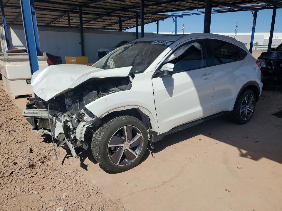 2021 Honda Hr-v VIN 3CZRU6H56MM751972 COPART salvage auction — FRONT END, Az - Cert Of Title - Salvage, sold $2,550 on 2026-07-09 (photo 1)
