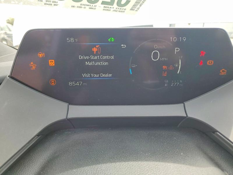 2026 Toyota Prius VIN JTDACACU3T3055495 COPART salvage auction — SIDE, Il - Salvage Certificate, sold $15,100 on 2026-07-17 (photo 9)