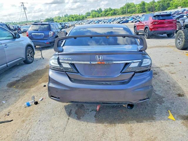 2014 Honda Civic VIN 2HGFB2F52EH552882 COPART salvage auction — FRONT END, Ky - Cert Of Title-Salvage, sold $600 on 2026-07-29 (photo 6)