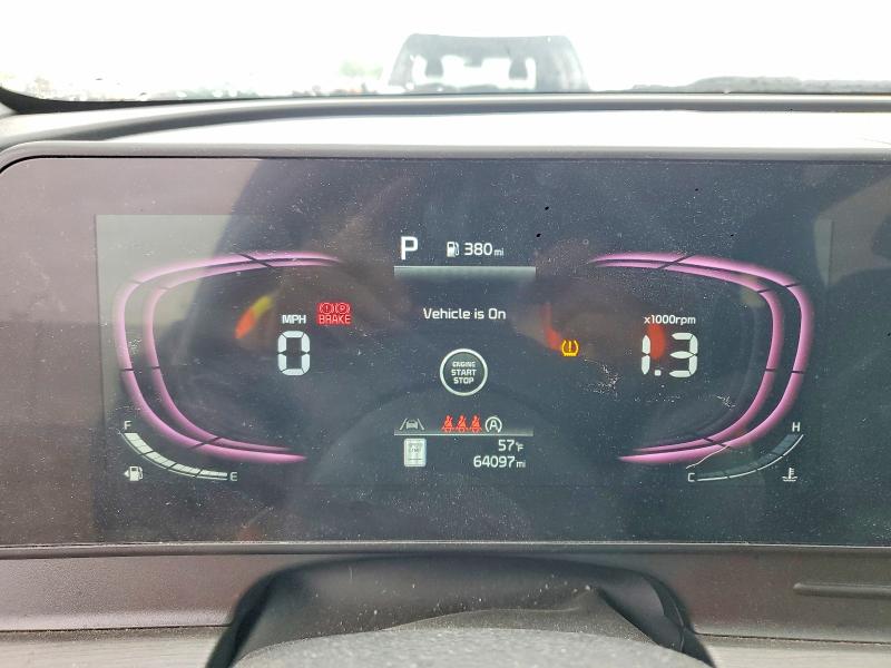2024 Kia Sportage VIN 5XYK6CDF3RG157567 COPART salvage auction — FRONT END, IN - CERT OF TITLE-SALVAGE TITLE, sold $7,400 on 2026-07-28 (photo 9)