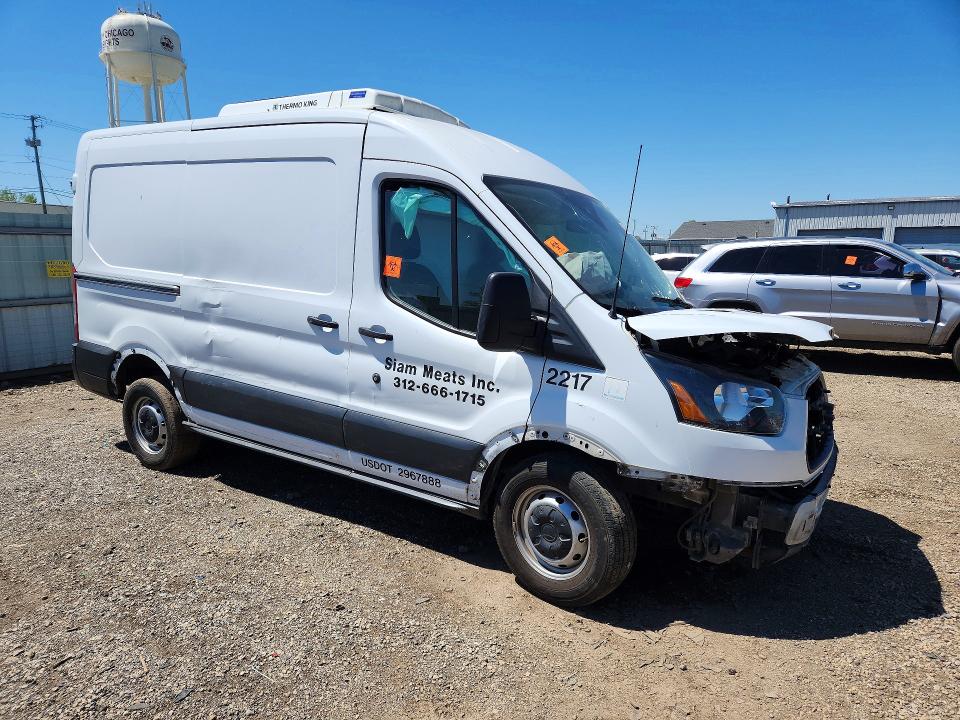 2017 Ford Transit VIN 1FTYR1CM7HKA43148 COPART salvage auction — FRONT END, Il - Salvage Certificate, sold $1,450 on 2026-07-09 (photo 4)