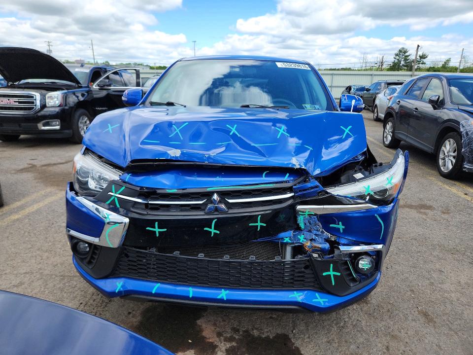2019 Mitsubishi Outlander VIN JA4AR3AU2KU033553 COPART salvage auction — FRONT END, PA - CERTIFICATE OF SALVAGE, sold $2,500 on 2026-07-28 (photo 5)