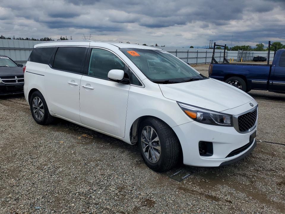2018 Kia SEDONA VIN KNDMC5C14J6372370 COPART salvage auction — FRONT END, Ca - Salvage Certificate, sold $4,450 on 2026-07-17 (photo 4)