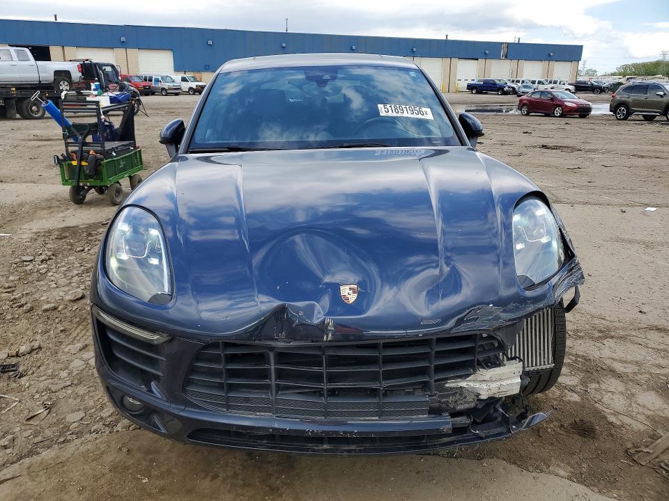 2017 Porsche Macan VIN WP1AB2A54HLB10756 COPART salvage auction — FRONT END, Mi - Certificate Of Title, sold $5,200 on 2026-07-17 (photo 5)