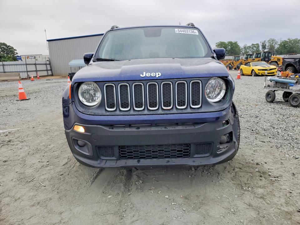 2018 Jeep Renegade VIN ZACCJABB2JPJ66849 COPART salvage auction — FRONT END, Sc - Cert Of Title-Salvage, sold $2,500 on 2026-07-27 (photo 5)
