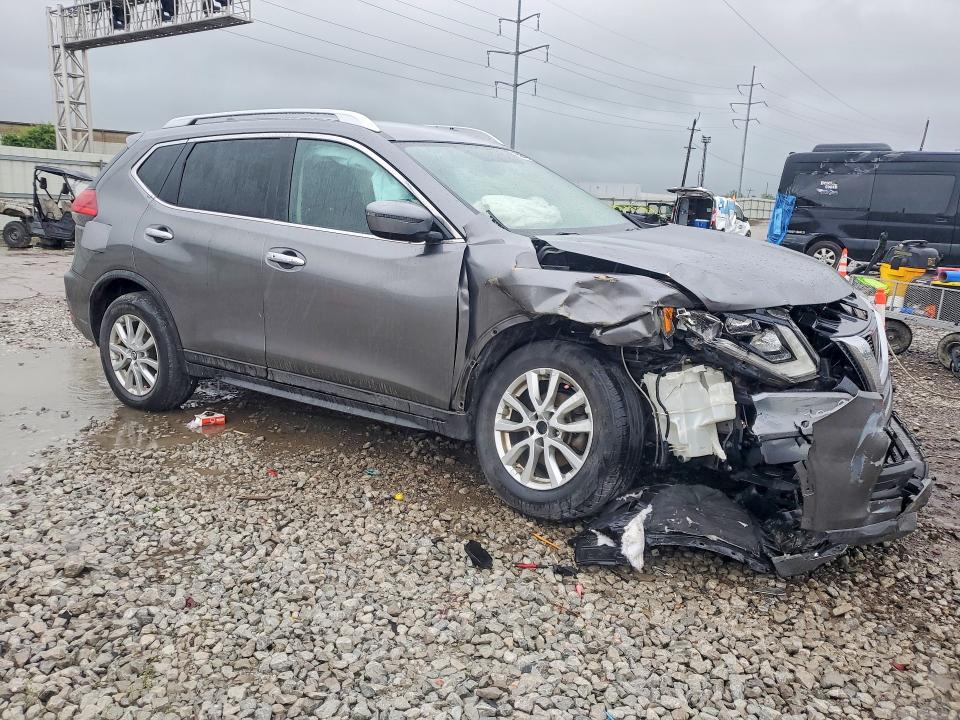 2017 Nissan Rogue VIN KNMAT2MT1HP595147 COPART salvage auction — FRONT END, OH - CERT OF TITLE-SALVAGE, sold $600 on 2026-07-24 (photo 4)
