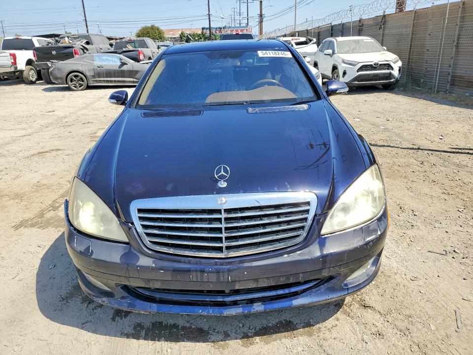 2007 Mercedes-benz S class VIN WDDNG71X87A039080 COPART salvage auction — VANDALISM, Ca - Salvage Certificate, sold $175 on 2026-07-23 (photo 5)