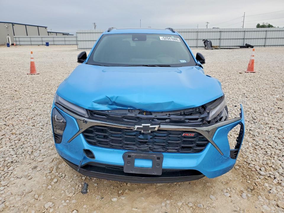 2025 Chevrolet VIN KL77LJEP1SC250590 COPART salvage auction — FRONT END, Tx - Salvage Vehicle Title, sold $6,100 on 2026-07-02 (photo 5)