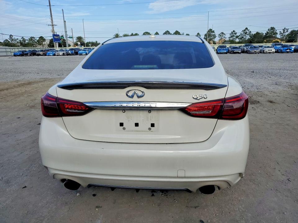 2019 Infiniti Q50 VIN JN1EV7AP6KM516146 COPART salvage auction — FRONT END, Fl - Cert Of Title Slvg Rebuildable, sold $4,150 on 2026-07-14 (photo 6)