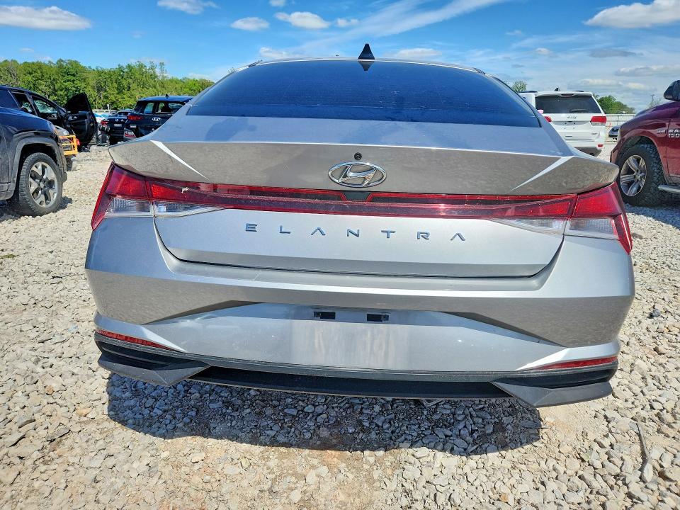 2022 Hyundai Elantra VIN 5NPLL4AG7NH058107 COPART salvage auction — HAIL, Mo - Salvage Certificate Of Title, sold $4,850 on 2026-07-22 (photo 6)