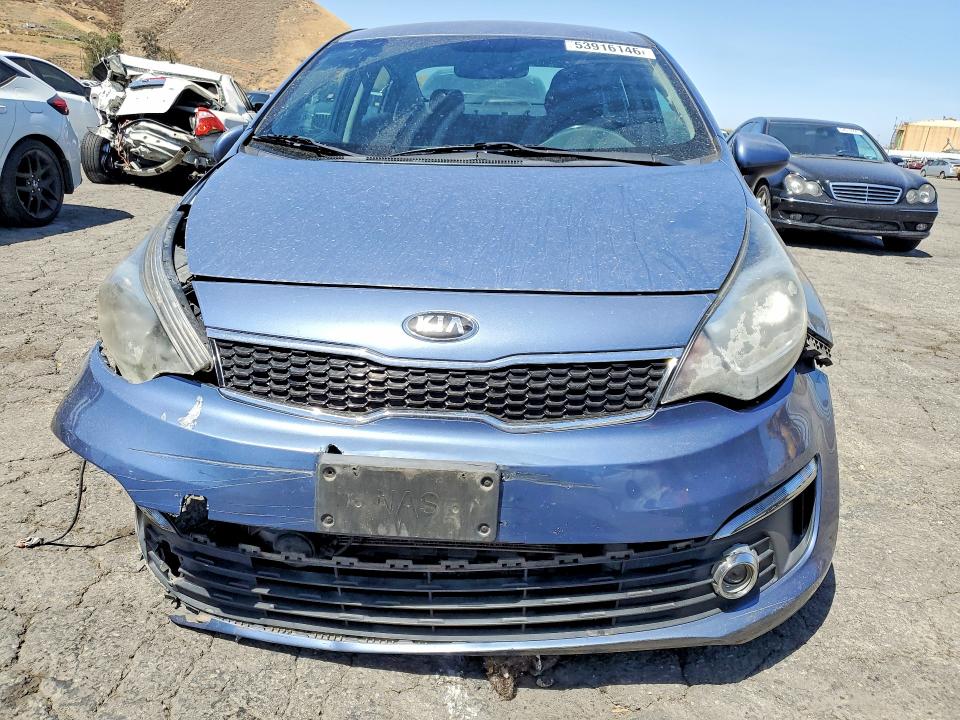 2016 Kia Rio VIN KNADN4A34G6680590 COPART salvage auction — FRONT END, Ca - Salvage Certificate, sold $900 on 2026-07-06 (photo 5)