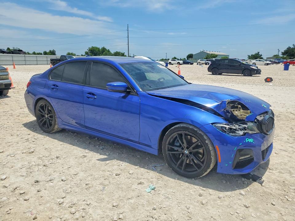 2019 BMW 3er VIN WBA5R1C50KAE81311 COPART salvage auction — FRONT END, Tx - Salvage Vehicle Title, sold $13,000 on 2026-08-13 (photo 4)