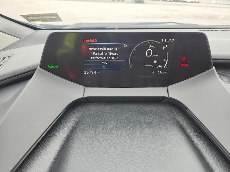 2025 Toyota Prius VIN JTDADABU2S3028236 COPART salvage auction — REAR END, ME - CERT OF TITLE-SALVAGE COLLISIO, sold $8,200 on 2026-07-06 (photo 9)