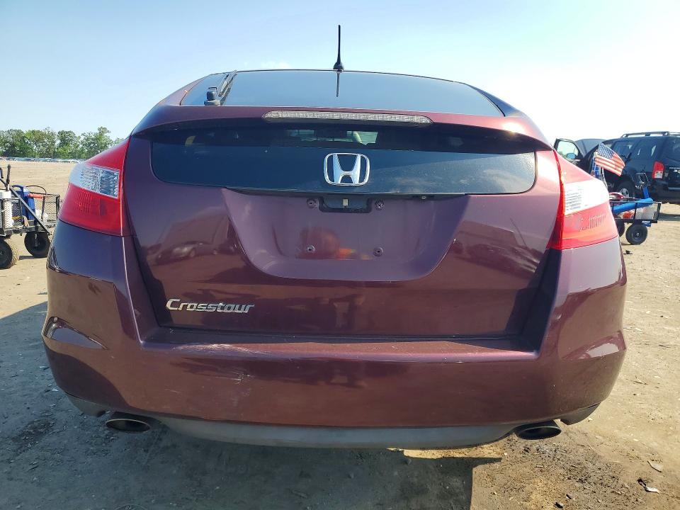 2012 Honda Crosstour VIN 5J6TF3H38CL004676 COPART salvage auction — FRONT END, Va - Certificate Of Title, sold $2,400 on 2026-07-08 (photo 6)