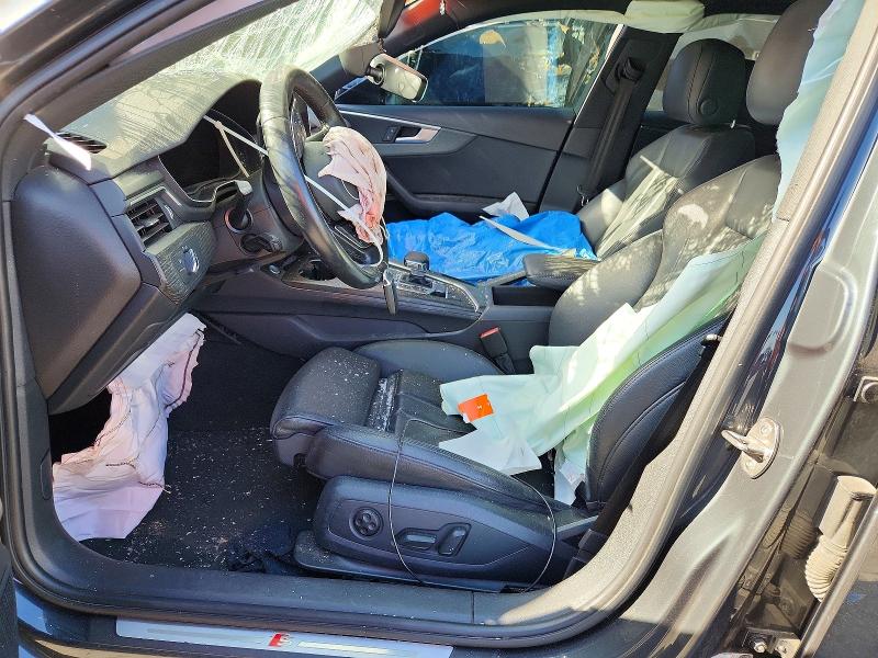 2018 Audi A4 VIN WAUENAF43JN004827 COPART salvage auction — FRONT END, Wv - Certificate Of Title, sold $50 on 2026-07-28 (photo 7)