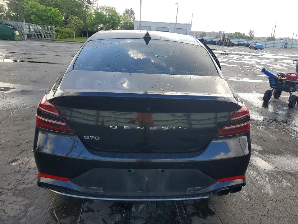 2023 Genesis G70 VIN KMTG34TA6PU121850 COPART salvage auction — SIDE, Fl - Cert Of Title Slvg Rebuildable, sold $4,100 on 2026-08-03 (photo 6)