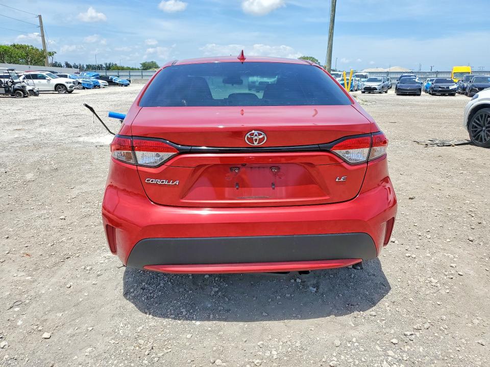 2020 Toyota VIN 5YFEPRAE2LP039327 COPART salvage auction — REAR END, Fl - Cert Of Title Slvg Rebuildable, sold $5,900 on 2026-07-15 (photo 6)
