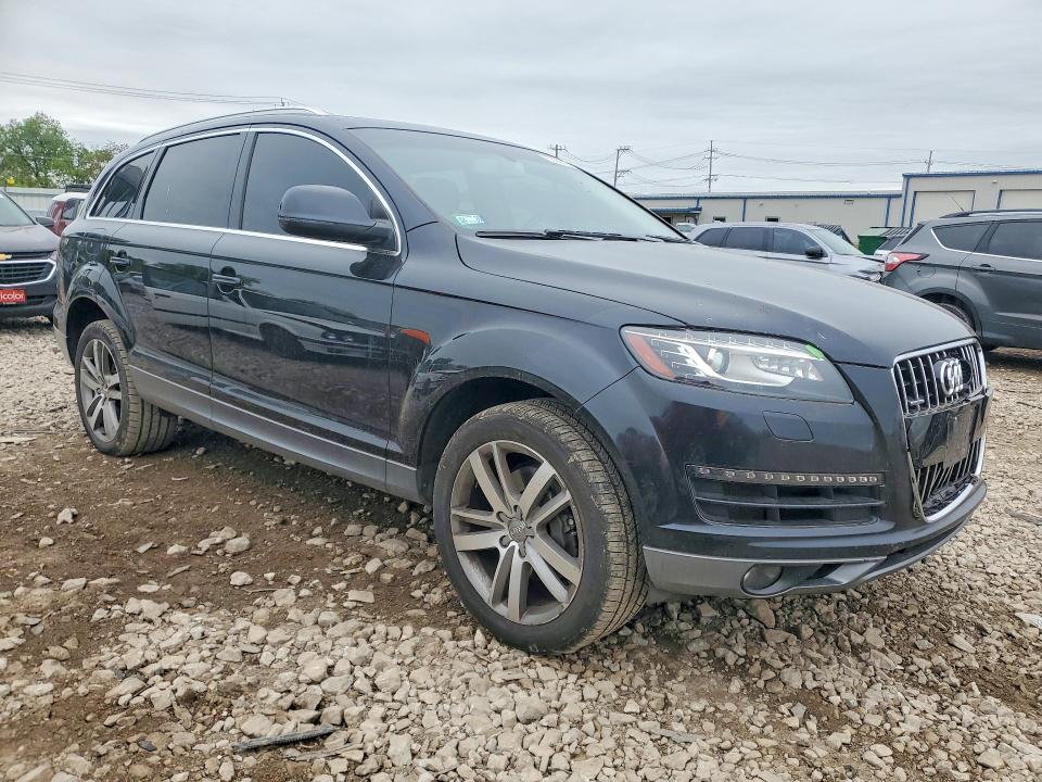 2012 Audi Q7 VIN WA1LGAFE5CD002903 COPART salvage auction — FRONT END, Il - Salvage Certificate, sold $1,550 on 2026-07-24 (photo 4)