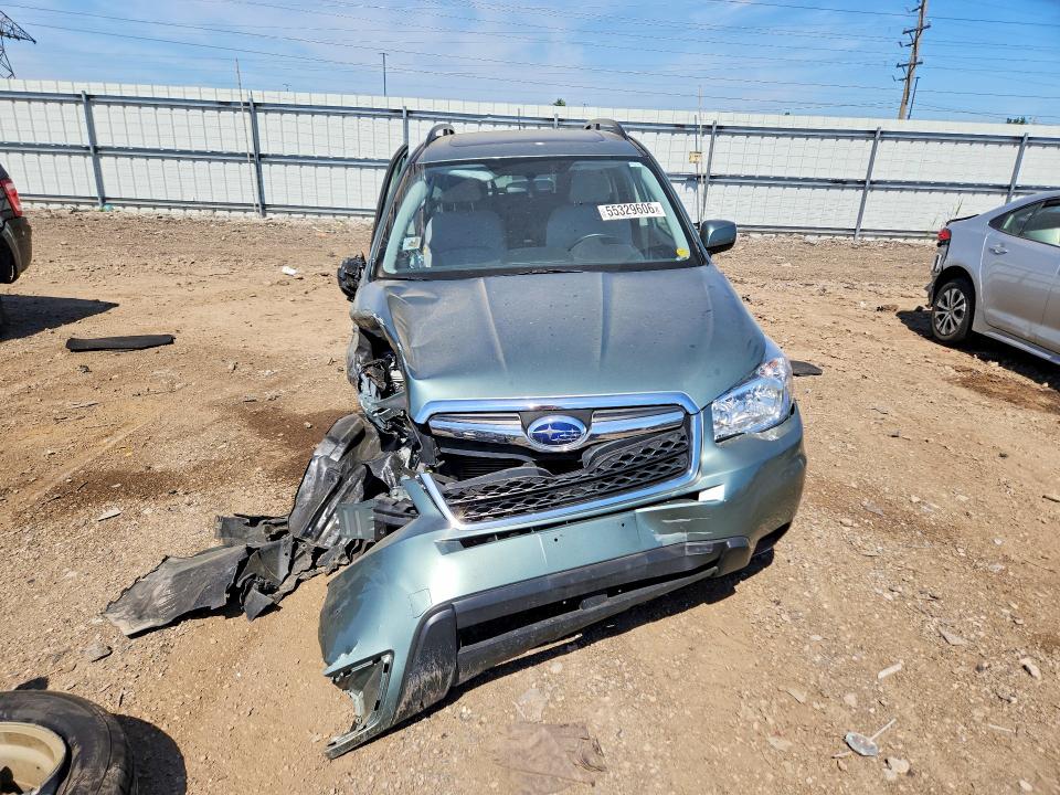 2015 Subaru Forester VIN JF2SJADC5FH451761 COPART salvage auction — FRONT END, Il - Salvage Certificate, sold $1,400 on 2026-07-09 (photo 5)