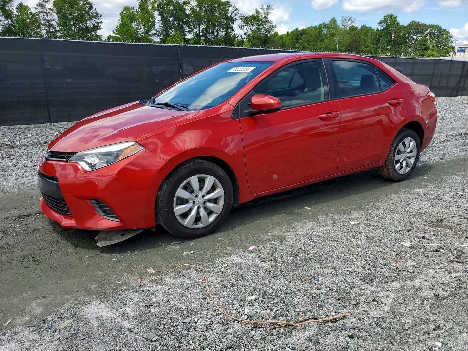 2016 Toyota VIN 5YFBURHE4GP376699 COPART salvage auction — FRONT END, Sc - Cert Of Title-Salvage, sold $3,650 on 2026-07-06 (photo 1)
