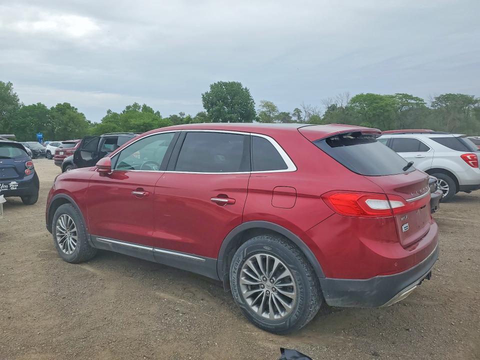 2016 Lincoln Mkx VIN 2LMTJ8KR6GBL83438 COPART salvage auction — HAIL, Ia - Cert Of Title-Salvage Title, sold $8,700 on 2026-07-06 (photo 2)