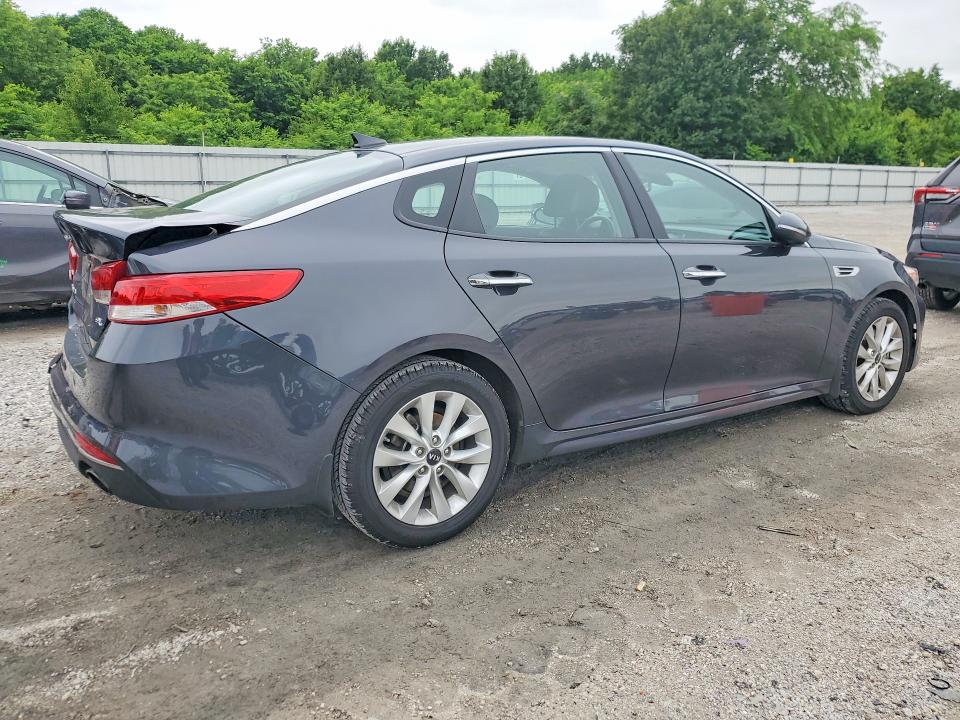 2017 Kia Optima VIN 5XXGU4L39HG157133 COPART salvage auction — REAR END, Ar - Cert Of Title-Salvage, sold $1,650 on 2026-07-08 (photo 3)