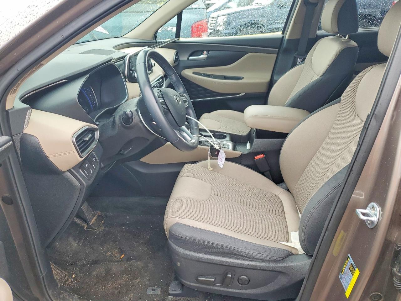 2019 Hyundai Santa Fe VIN 5NMS33ADXKH049051 COPART salvage auction — Front End, IL - SALVAGE CERTIFICATE, sold $5,600 on 2026-06-30 (photo 7)