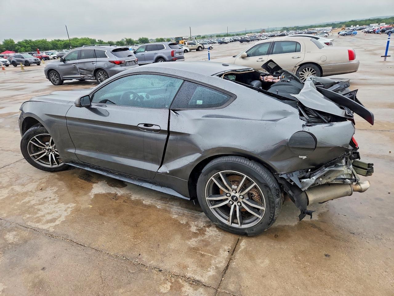 2016 Ford Mustang VIN 1FA6P8THXG5278817 COPART salvage auction — Rear End, TX - SALVAGE VEHICLE TITLE, sold $2,450 on 2026-07-09 (photo 2)