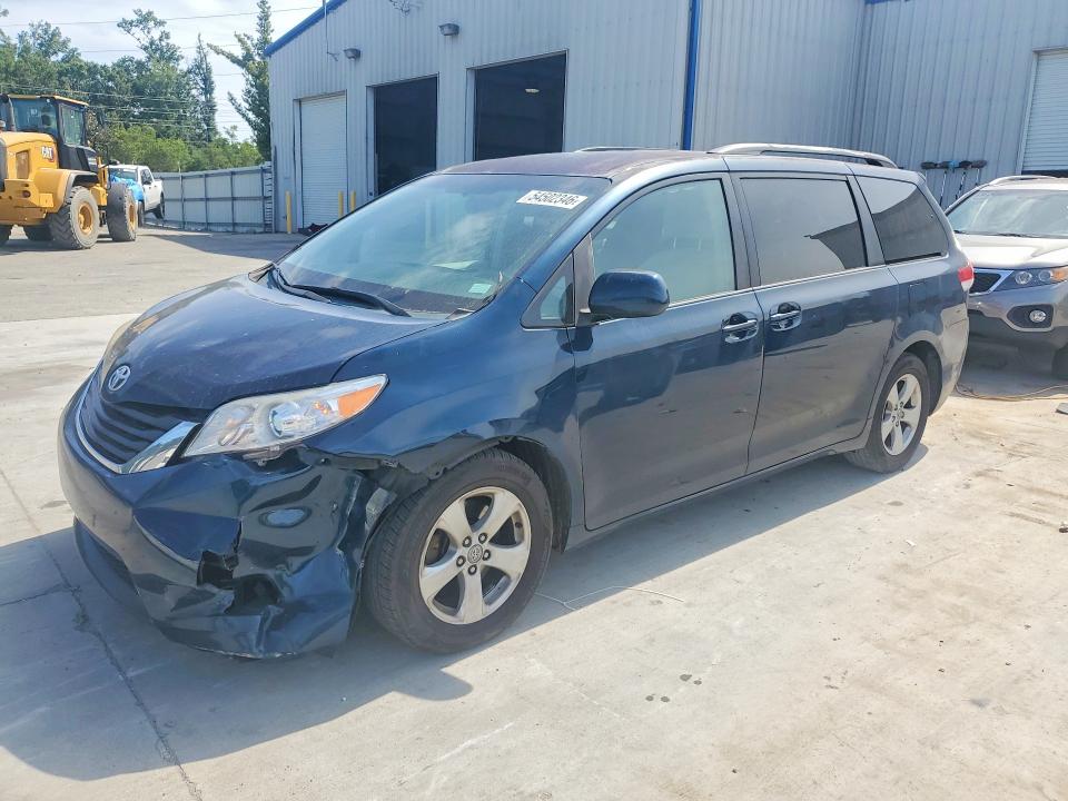2011 Toyota Sienna VIN 5TDKK3DCXBS025139 COPART salvage auction — FRONT END, Ga - Cert Of Title-Salvage, sold $1,250 on 2026-07-06 (photo 1)