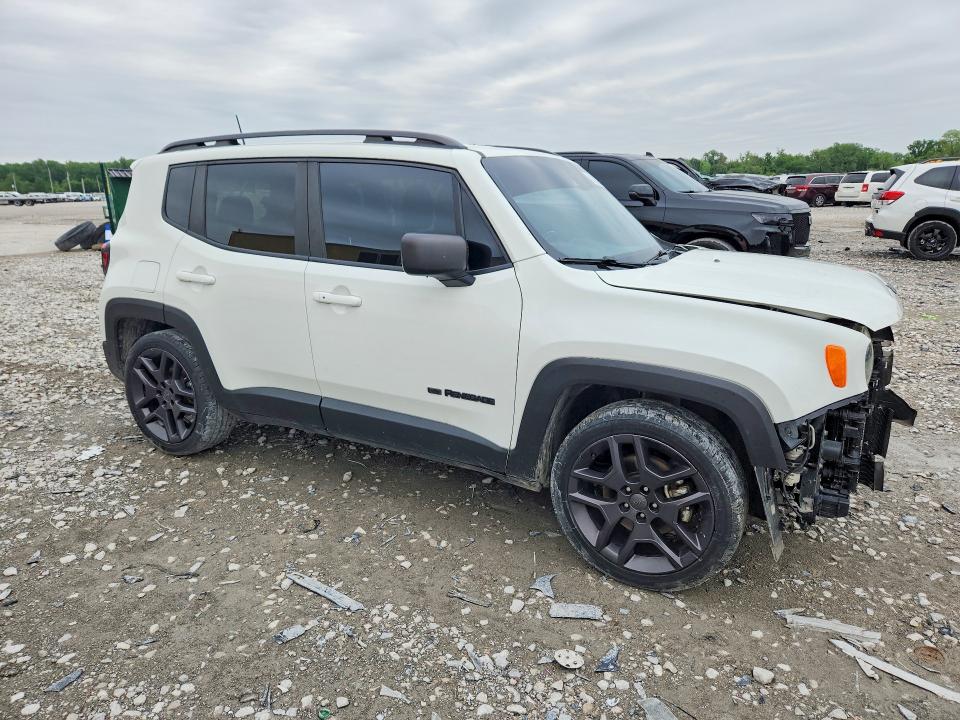 2021 Jeep Renegade VIN ZACNJCB15MPN29645 COPART salvage auction — FRONT END, Il - Salvage Certificate, sold $2,700 on 2026-07-13 (photo 4)