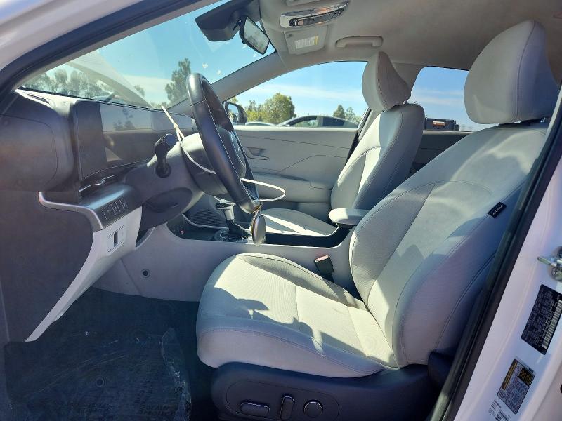 2024 Hyundai Kona VIN KM8HB3AB8RU184572 COPART salvage auction — FRONT END, Ca - Salvage Certificate, sold $6,500 on 2026-07-15 (photo 7)
