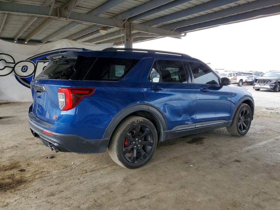 2020 Ford Explorer VIN 1FM5K8GCXLGD06712 COPART salvage auction — SIDE, CA - CERTIFICATE OF TITLE, sold $6,300 on 2026-07-09 (photo 3)
