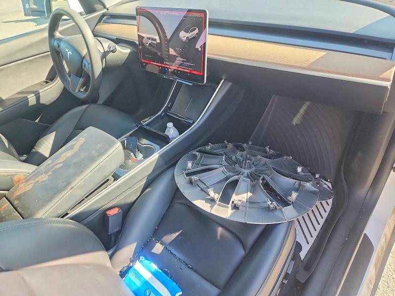 2021 Tesla Model y VIN 5YJYGDEEXMF090520 COPART salvage auction — REAR END, Ca - Salvage Certificate, sold $7,000 on 2026-07-02 (photo 8)