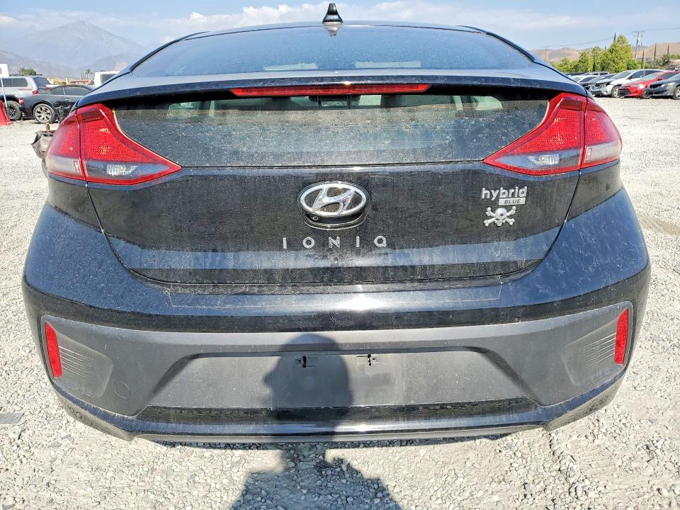 2017 Hyundai Ioniq VIN KMHC65LC5HU035986 COPART salvage auction — FRONT END, Ca - Salvage Certificate, sold $875 on 2026-07-08 (photo 6)