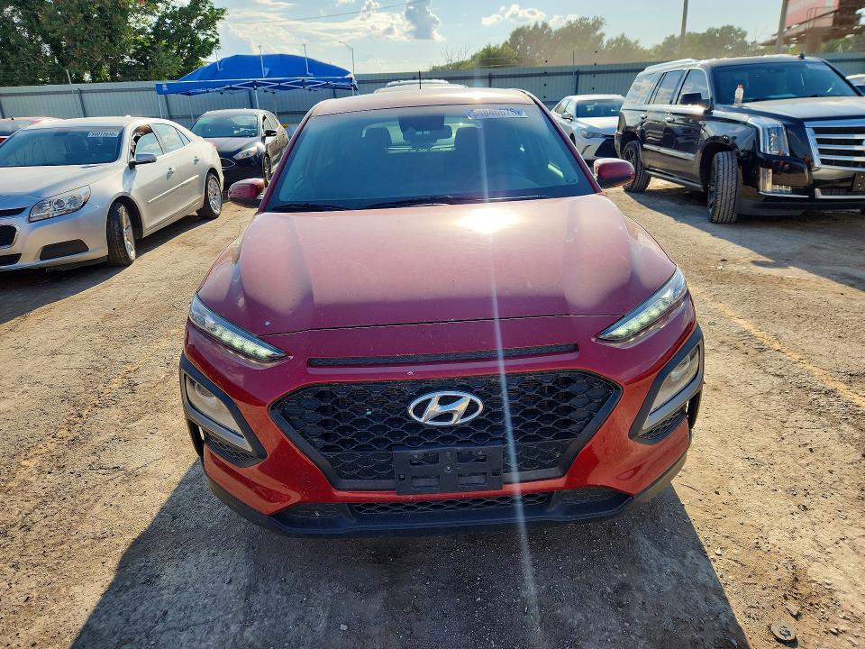 2021 Hyundai VIN KM8K12AA8MU604043 COPART salvage auction — HAIL, Ok - Cert Of Title-Salvage, sold $4,000 on 2026-07-15 (photo 5)