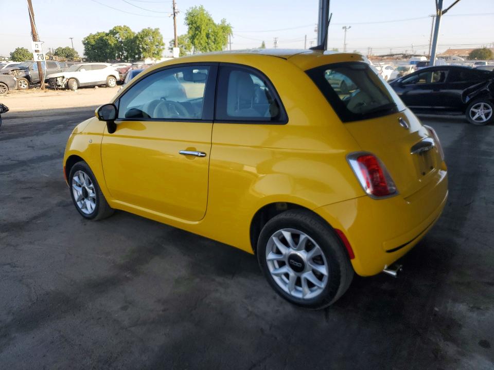 2017 Fiat 500 VIN 3C3CFFKR8HT503000 COPART salvage auction — FRONT END, Ca - Salvage Certificate, sold $1,550 on 2026-07-02 (photo 2)