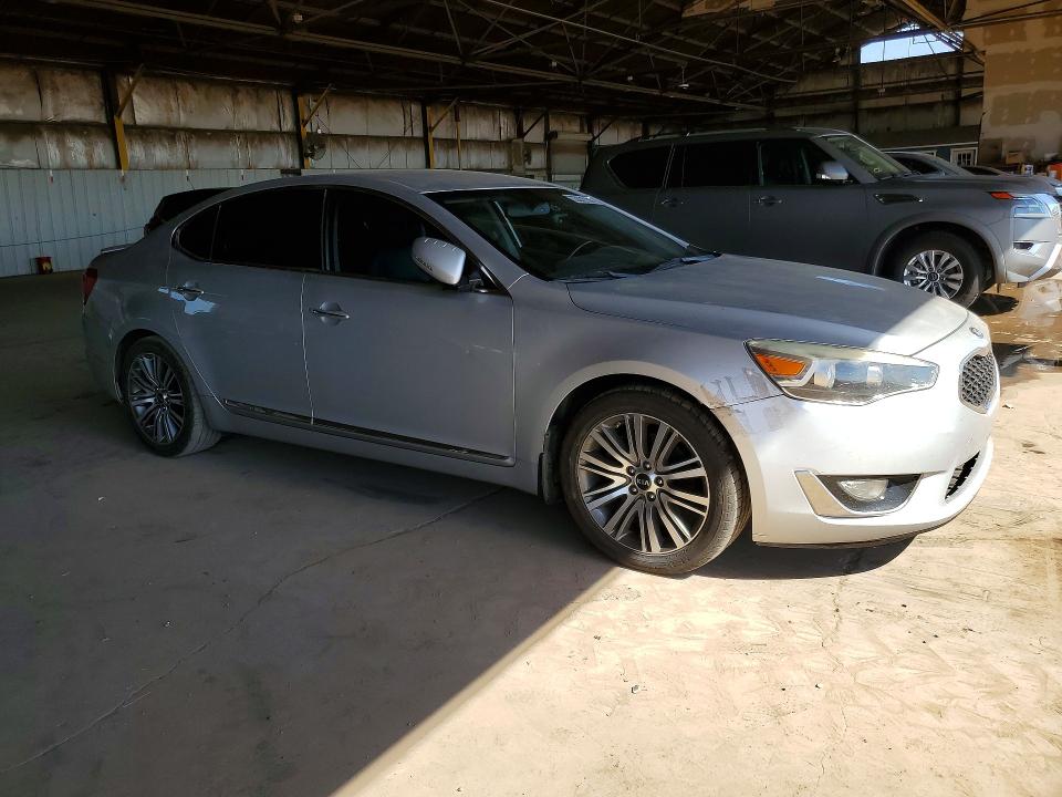 2016 Kia Cadenza VIN KNALN4D70G5216471 COPART salvage auction — FRONT END, Az - Cert Of Title - Salvage, sold $975 on 2026-07-06 (photo 4)