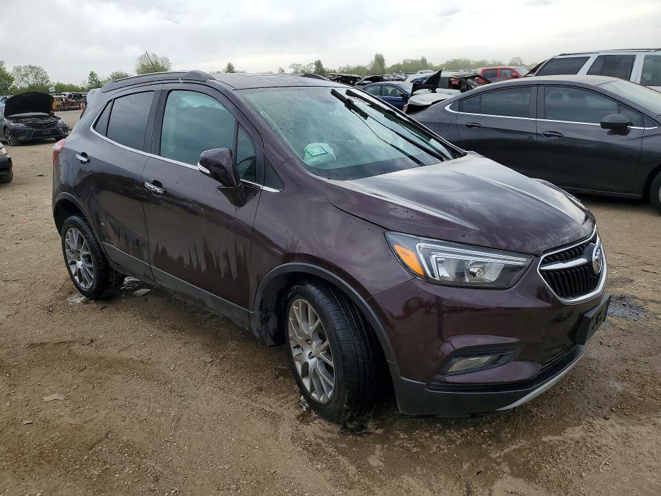 2017 Buick Encore VIN KL4CJ1SBXHB102463 COPART salvage auction — FRONT END, Il - Salvage Certificate, sold $975 on 2026-07-07 (photo 4)