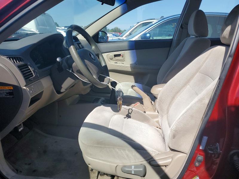 2006 Kia Spectra VIN KNAFE121365373310 COPART salvage auction — REAR END, OR - SALVAGE TITLE CERTIFICATE, sold $400 on 2026-07-22 (photo 7)