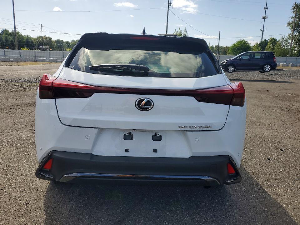 2024 Lexus Ux VIN JTHB9JBHXR2076915 COPART salvage auction — FRONT END, Or - Salvage Title Certificate, sold $17,300 on 2026-07-06 (photo 6)