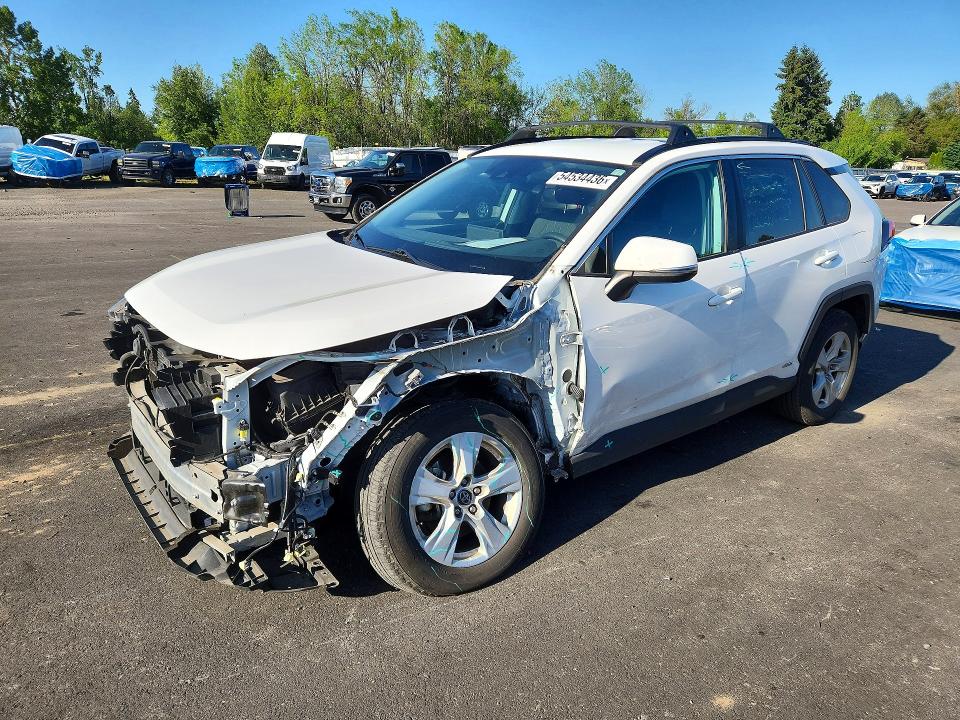 2020 Toyota Rav4 hybrid VIN 2T3RWRFV5LW087391 COPART salvage auction — FRONT END, Or - Salvage Title Certificate, sold $11,800 on 2026-07-13 (photo 1)