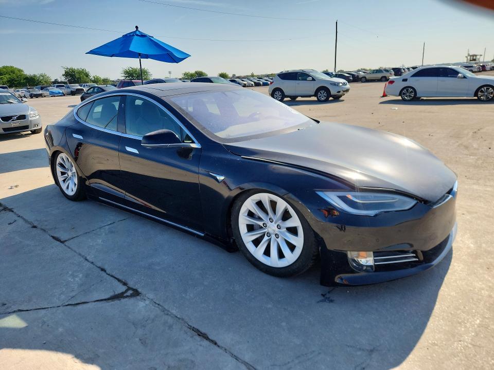 2017 Tesla Model s VIN 5YJSA1E18HF228483 COPART salvage auction — UNDERCARRIAGE, Ca - Cert Of Title-Salvaged, sold $4,850 on 2026-07-08 (photo 4)
