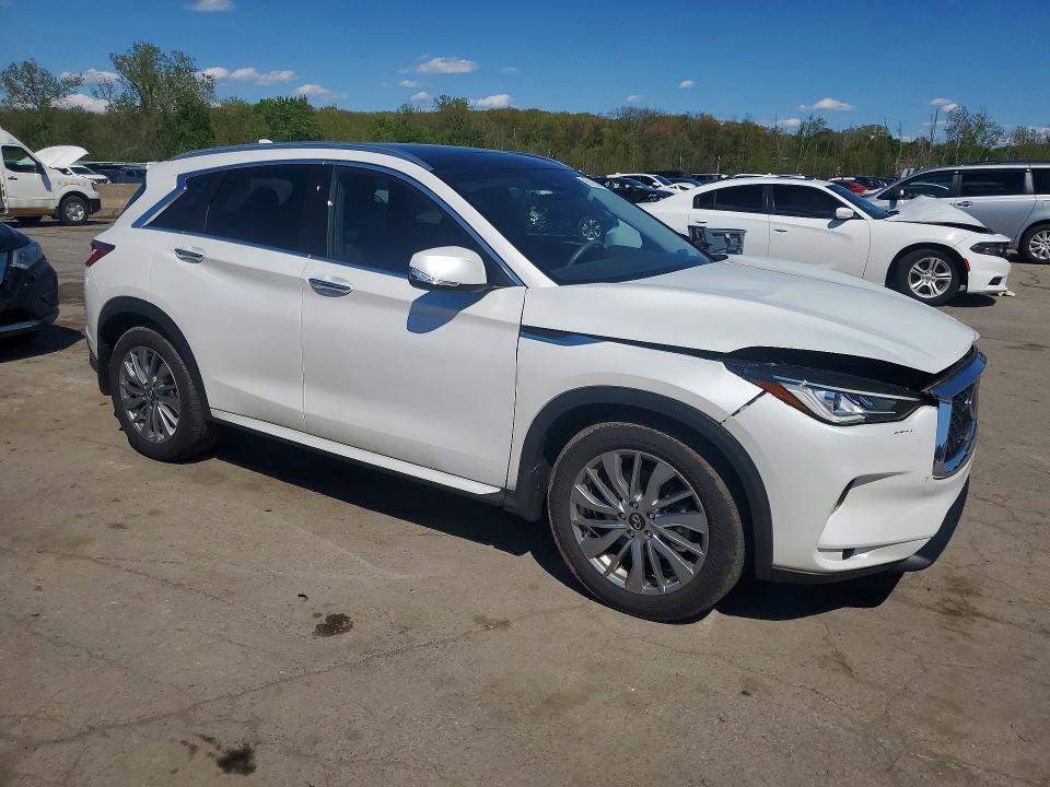 2024 Infiniti Qx50 VIN 3PCAJ5BB7RF114587 COPART salvage auction — FRONT END, NY, sold $10,000 on 2026-08-17 (photo 4)