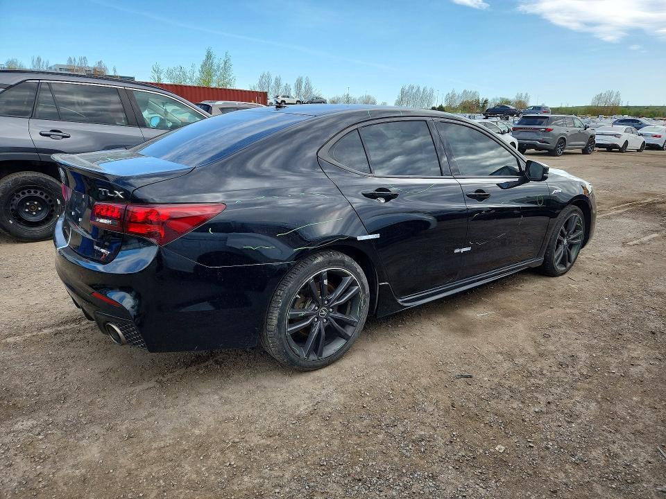 2020 Acura Tlx VIN 19UUB3F60LA802413 COPART salvage auction — VANDALISM, On - Permit No Brand - Unfit, sold $8,800 on 2026-07-23 (photo 3)