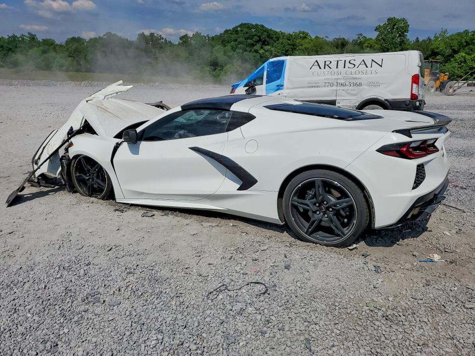 2024 Chevrolet Corvette VIN 1G1YA2D47R5127748 COPART salvage auction — ROLLOVER, Ga - Cert Of Title-Salvage, sold $17,300 on 2026-07-02 (photo 2)