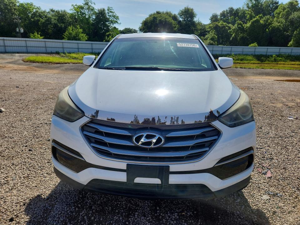2017 Hyundai Santa fe VIN 5XYZTDLB4HG441039 COPART salvage auction — FRONT END, Al - Certificate Of Title, sold $1,900 on 2026-07-02 (photo 5)