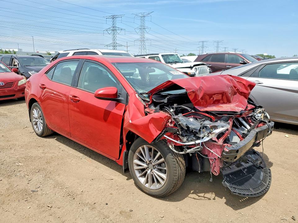 2015 Toyota Corolla VIN 2T1BURHE8FC422503 COPART salvage auction — FRONT END, Il - Salvage Certificate, sold $900 on 2026-07-09 (photo 4)
